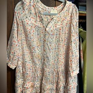 Maeve Tunic/shirt size small Anthropologie *see details *